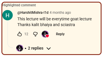 Comment on this class. IAT/NEST 2026 Physics Maha Marathon | Full class 11th Revision for IISc/IISERs/NISER