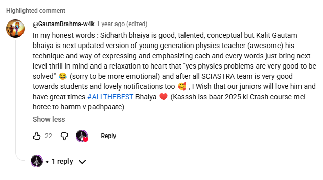 @GautamBrahma-w4k compares him with Sidharth, on his own NEST 2025 session.