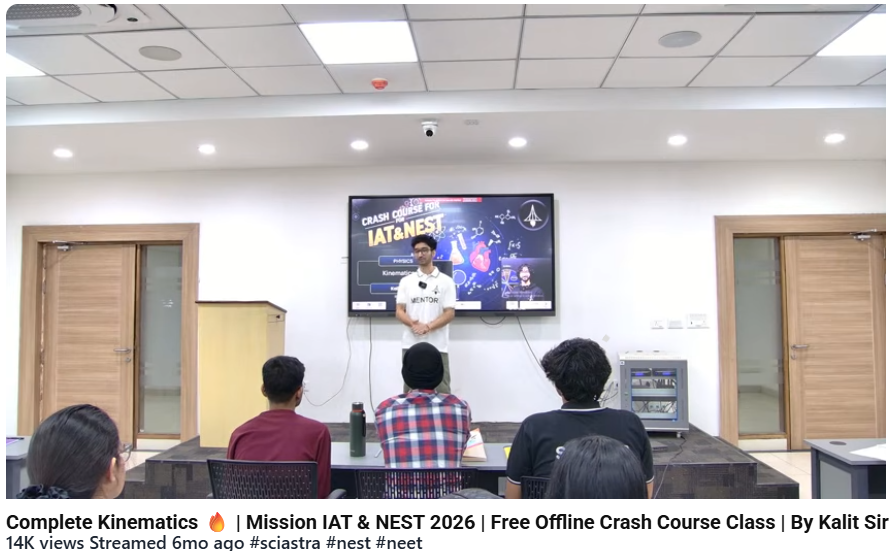 Kalit Gautam teaching. Complete Kinematics | Mission IAT & NEST 2026 | Free Offline Crash Course Class | By Kalit Sir
